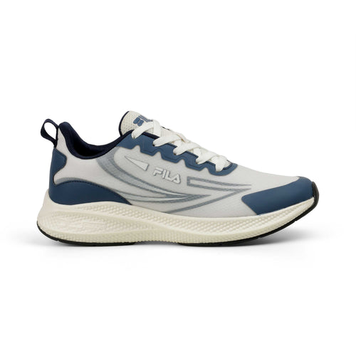 Fila Men White-Navy Tekno Shoes