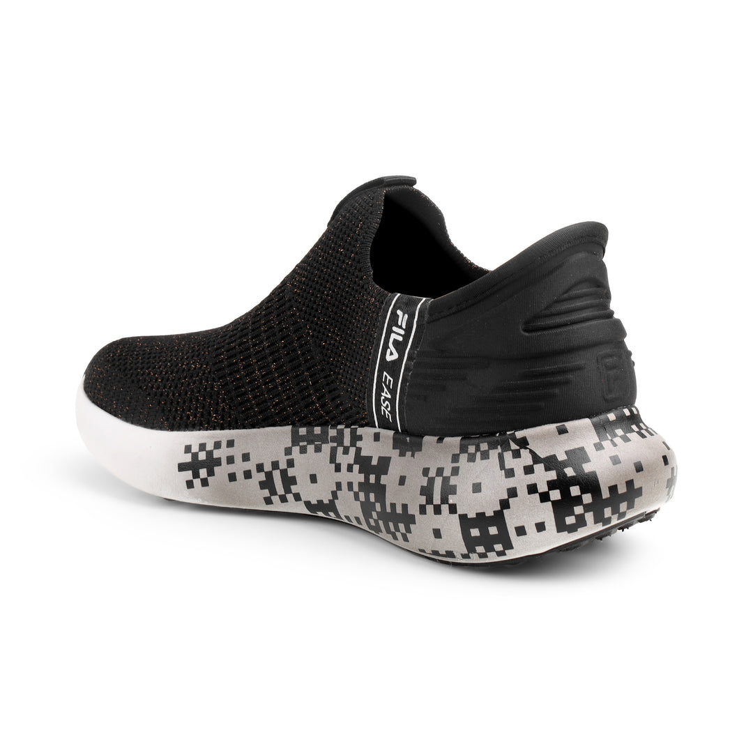 Fila Women Black Ease Glitz Shoes