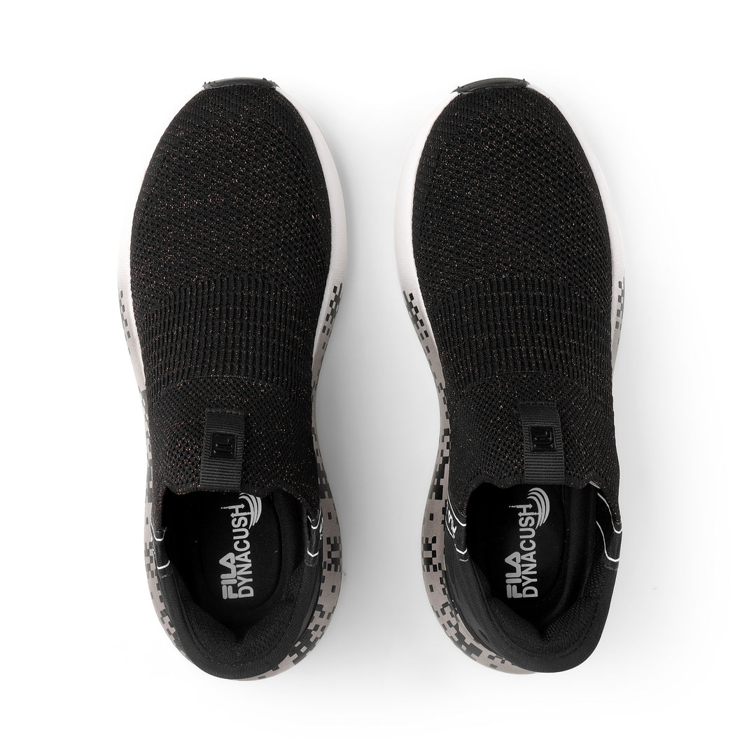 Fila Women Black Ease Glitz Shoes