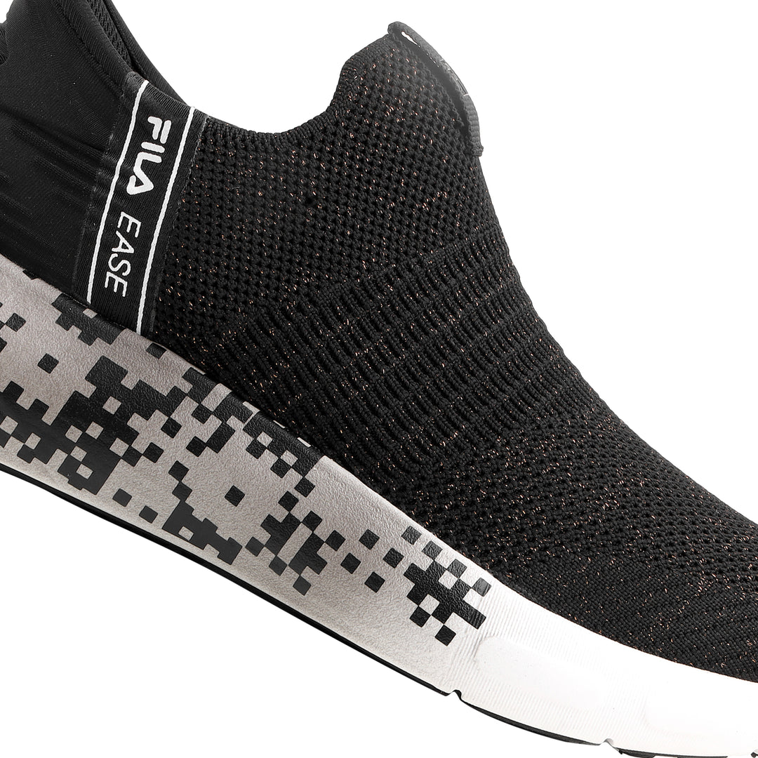 Fila Women Black Ease Glitz Shoes