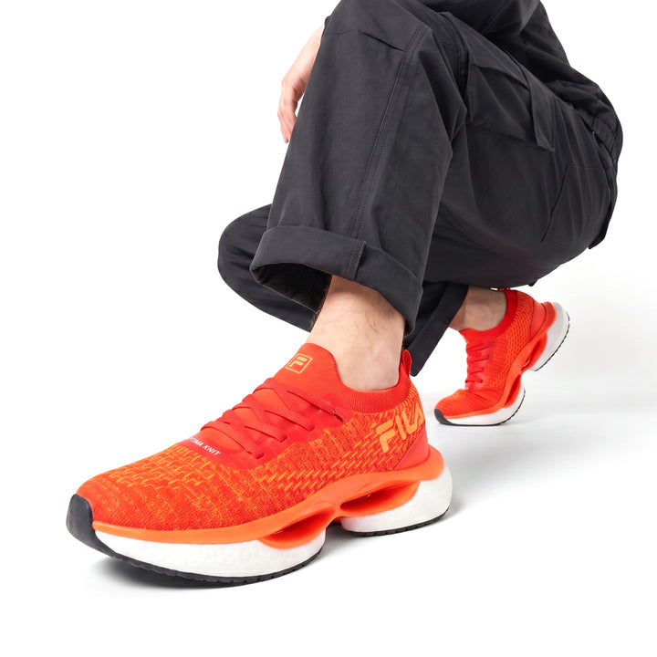 Fila Men Orange Velocity Shoes