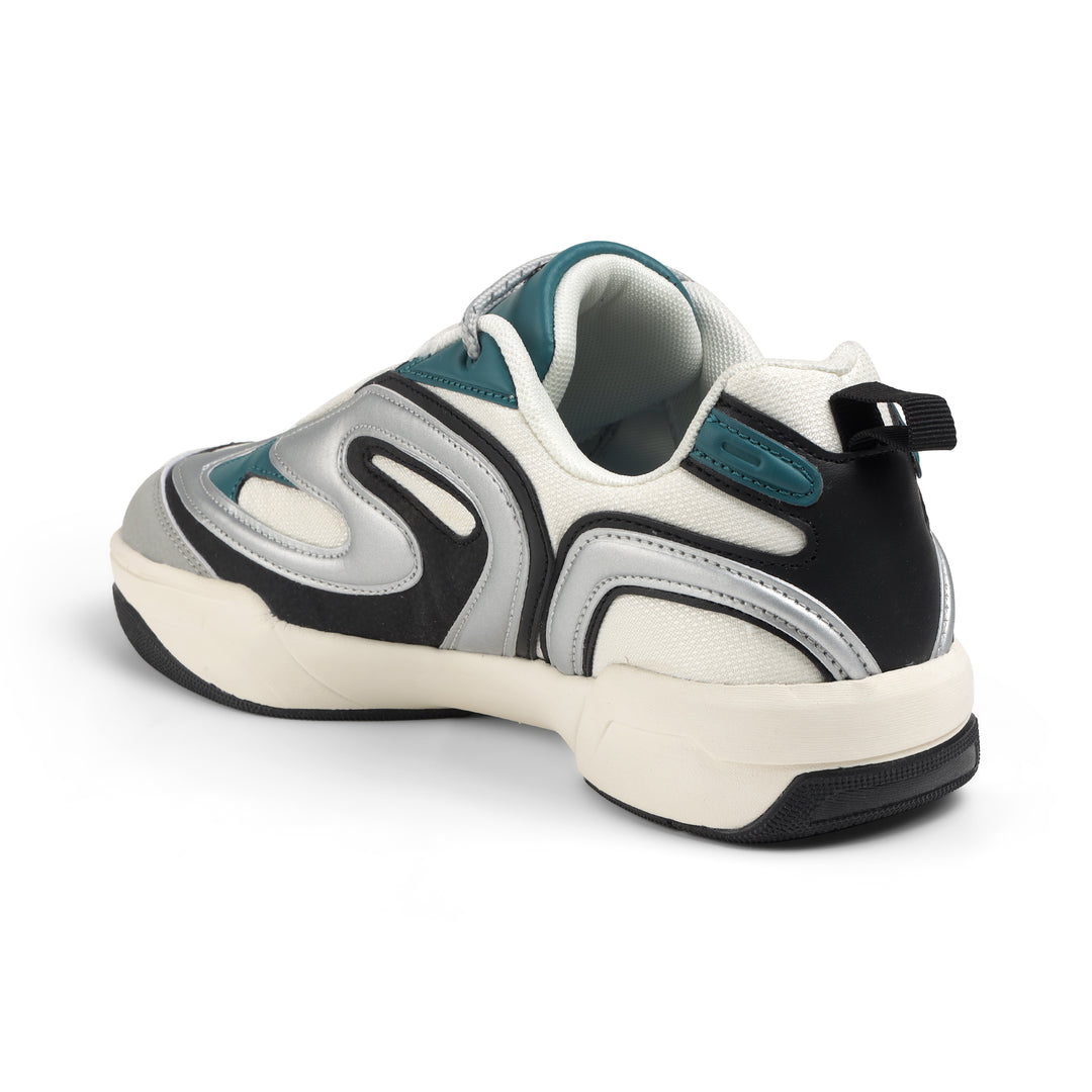 Fila Men White-Teal Dazer Shoes