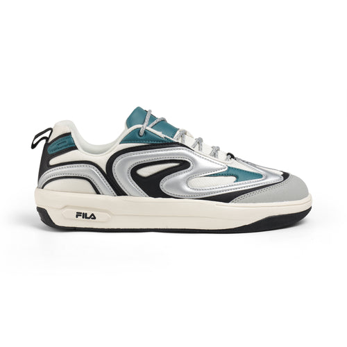 Fila Men White-Teal Dazer Shoes