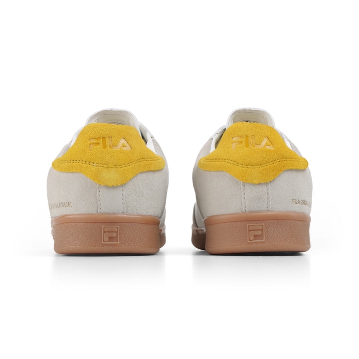 Fila Men White - Yellow Asher Suede Shoes