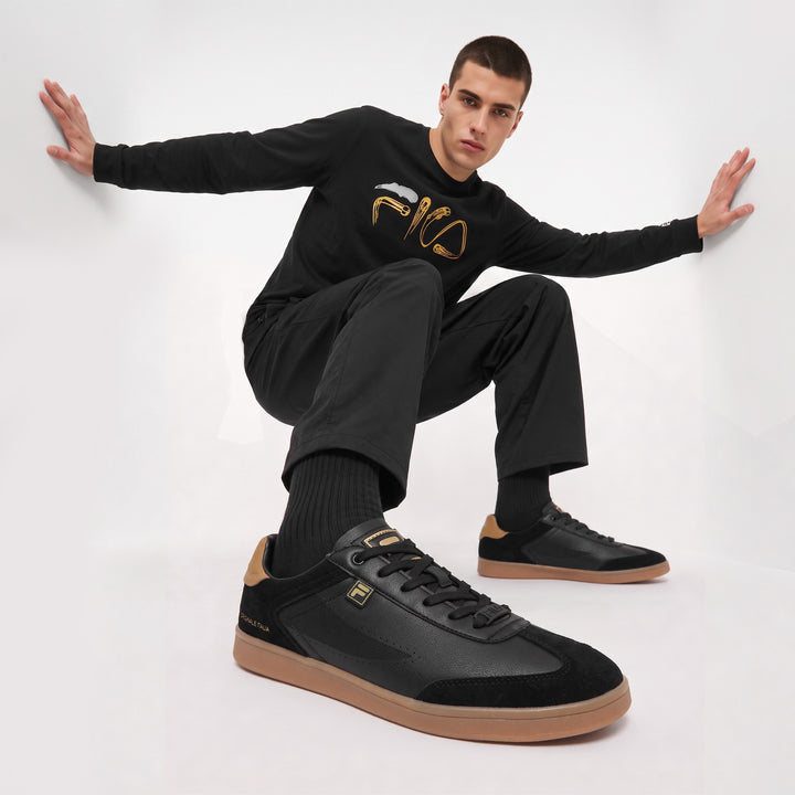 Fila Men Black - Brown Asher Suede Shoes