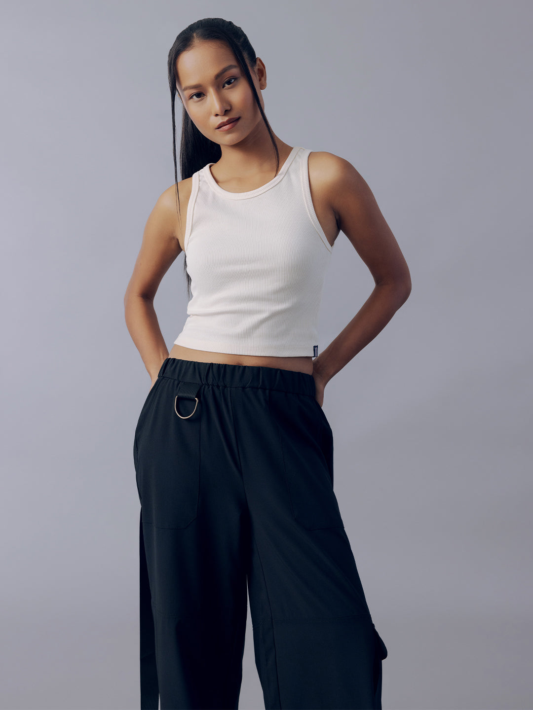 Fila Women Off White Tracey Sleeveless Tank Top