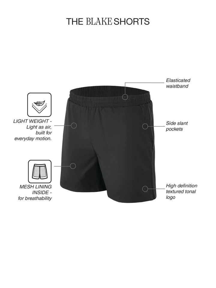 Fila Men Black Blake Shorts