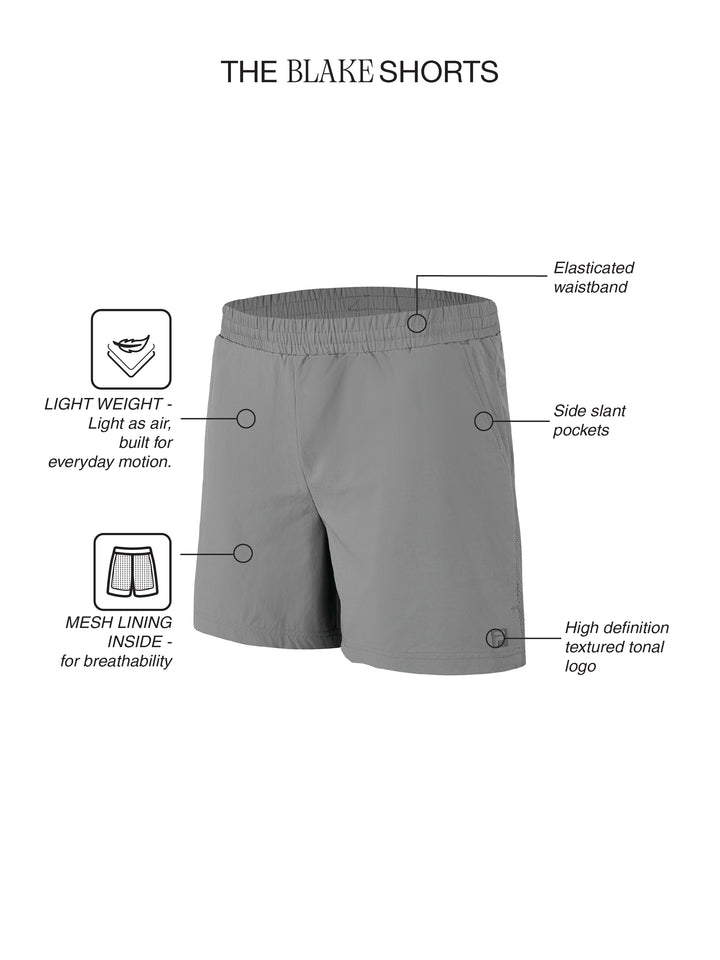 Fila Men Quietgrey Blake Shorts