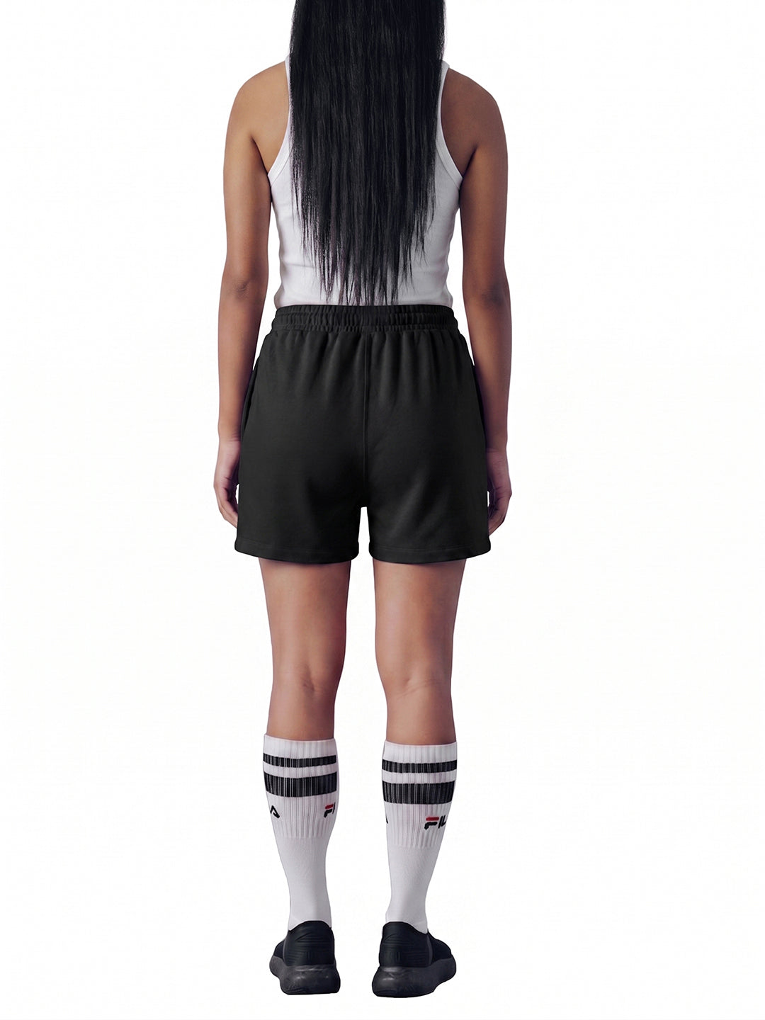 Fila Women Black Zuri Shorts