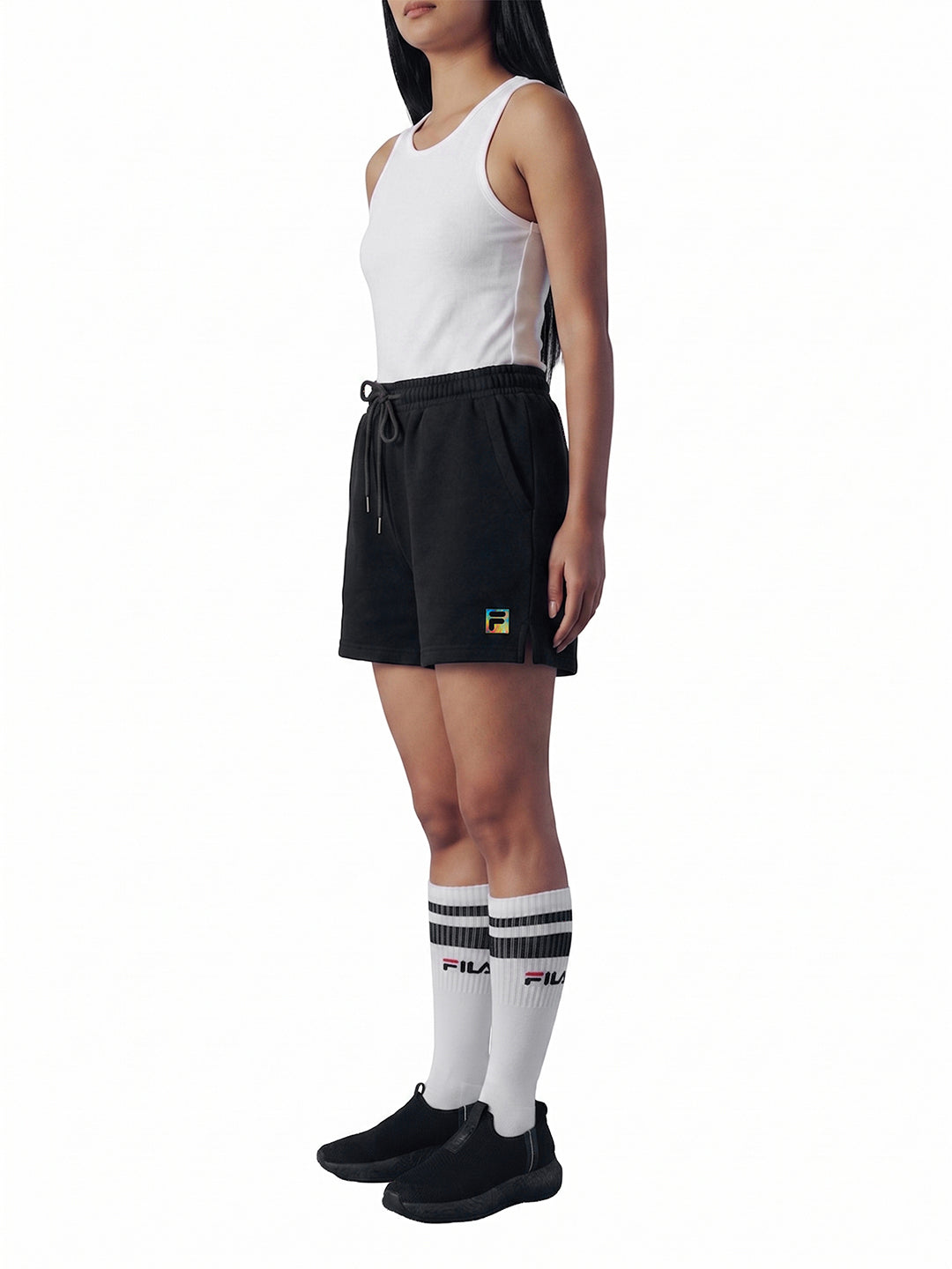Fila Women Black Zuri Shorts