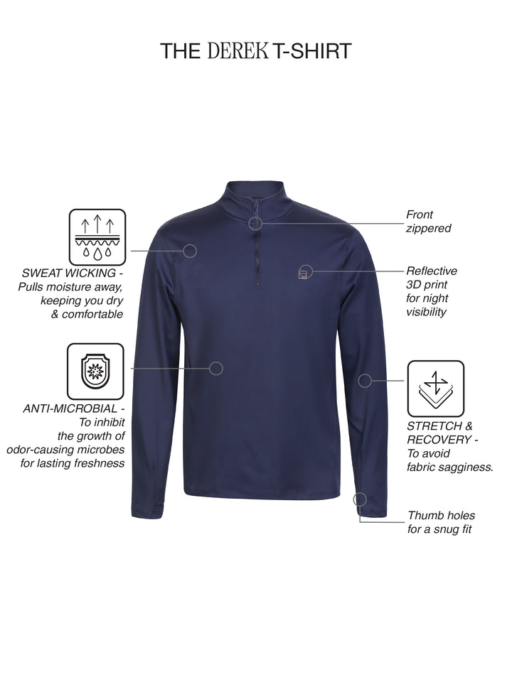 Fila Men Navy Derek T Shirt