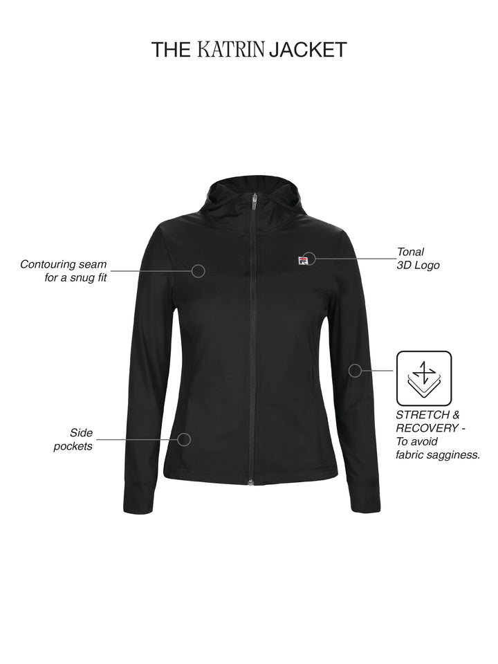 Fila Women Black Katrin Jacket