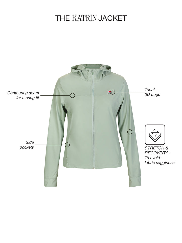Fila Women Iceberg Green Katrin Jacket