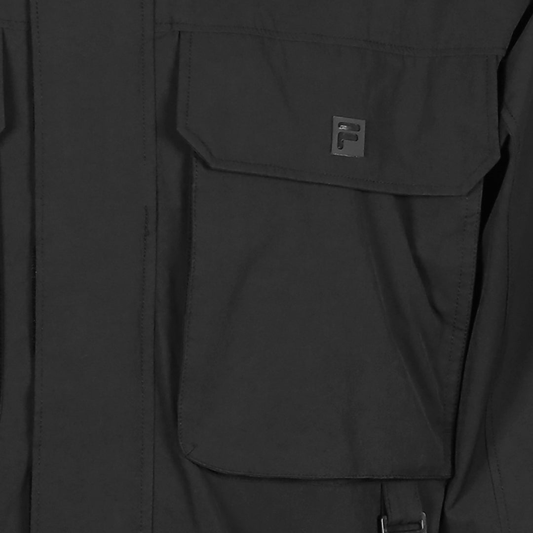 Fila Unisex Black Futura Woven Jacket