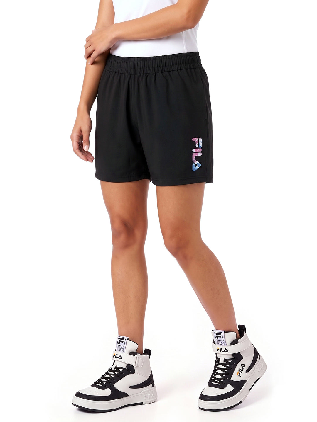 Fila Womens Black Bobbi Shorts