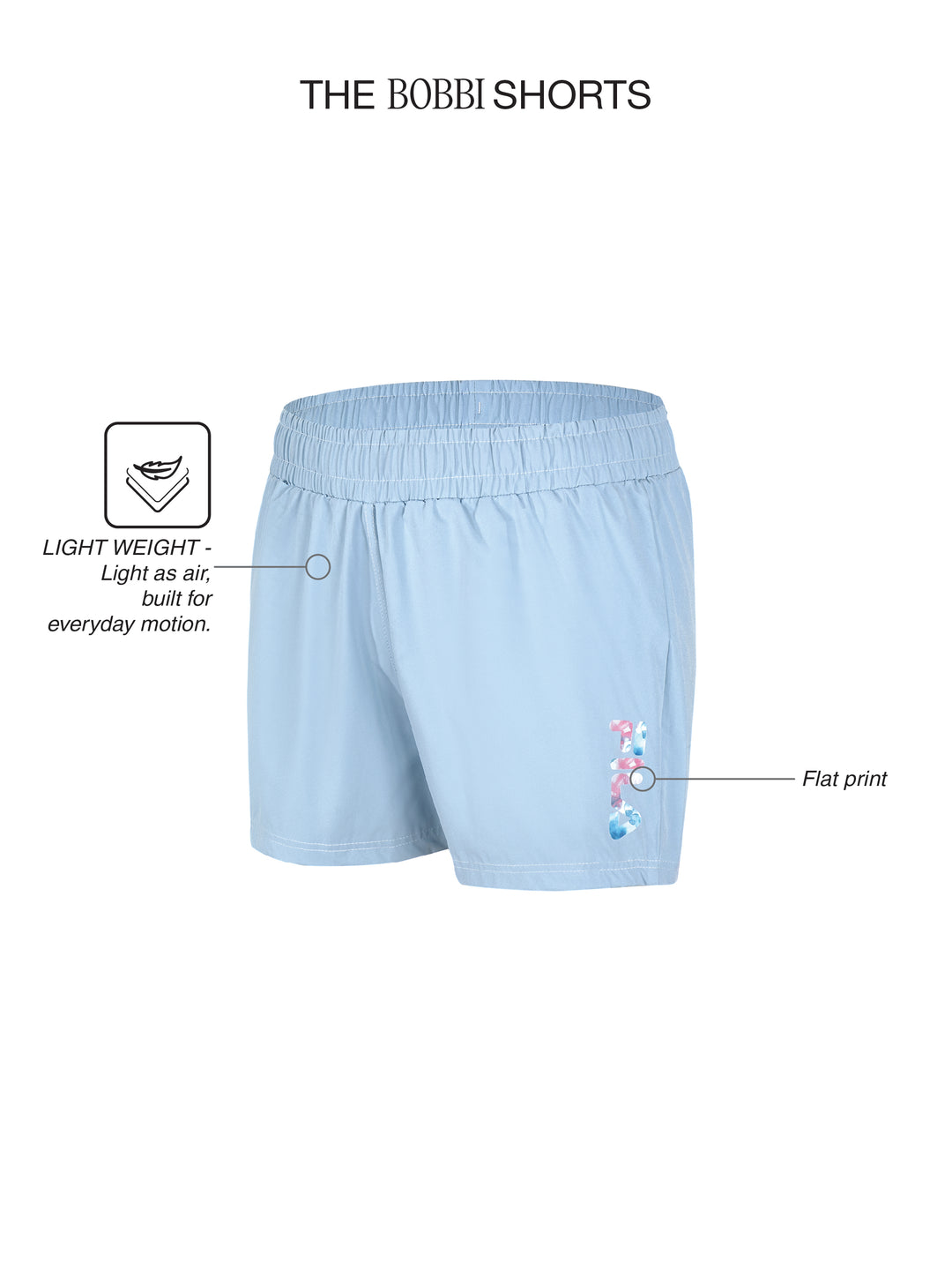Fila Women Light Blue Bobbi Shorts