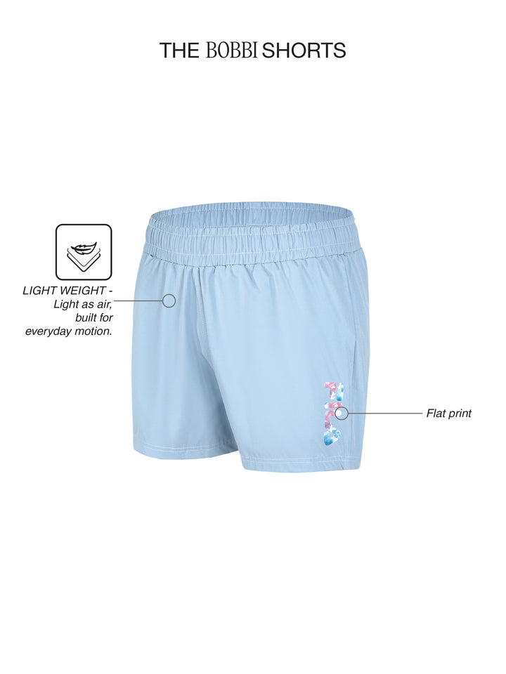 Fila Women Light Blue Bobbi Shorts