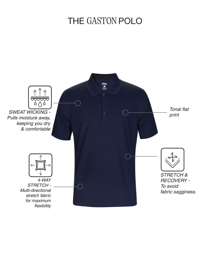 Fila Men Navy Gaston T-Shirt