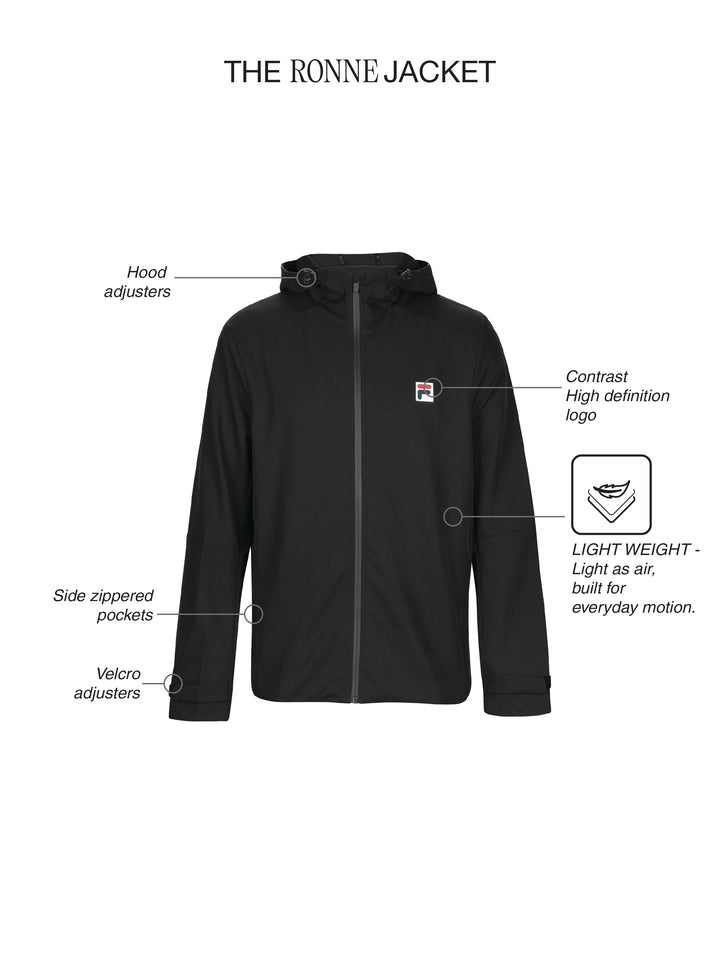 Fila Men Black Ronne Jacket