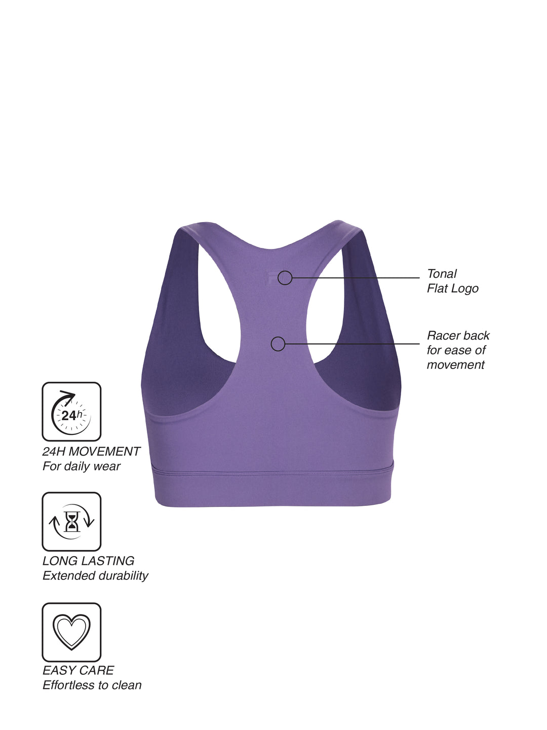 Fila Women Grape Kenisa Sports Bra
