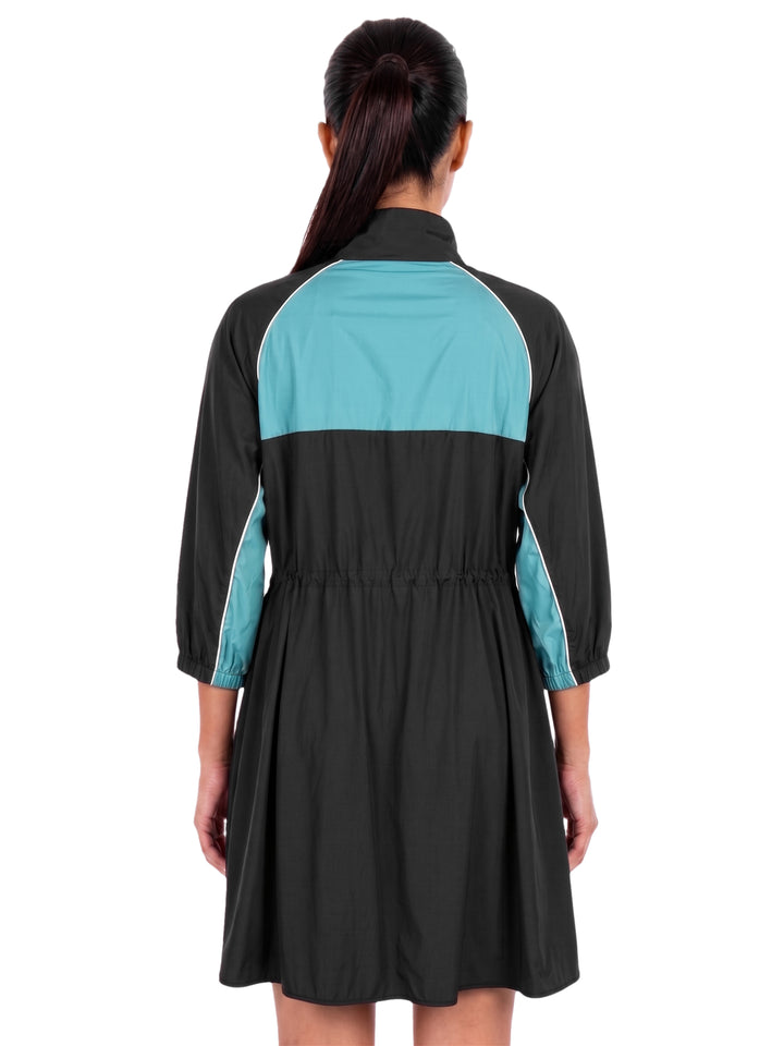 Fila Women Black-Turquoise Gibby Dress
