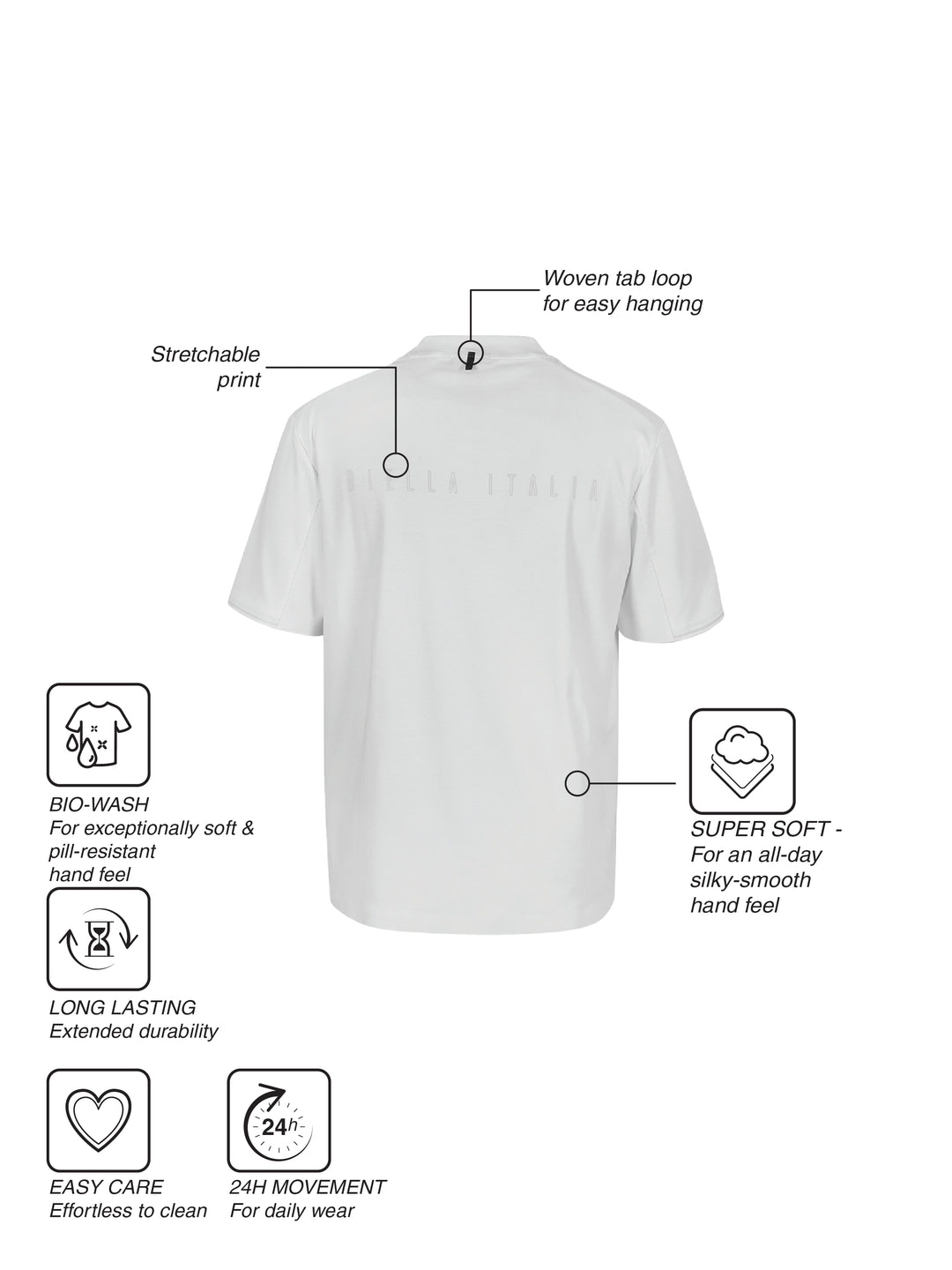 Fila Men White Gamen Knitted Tee Shirt
