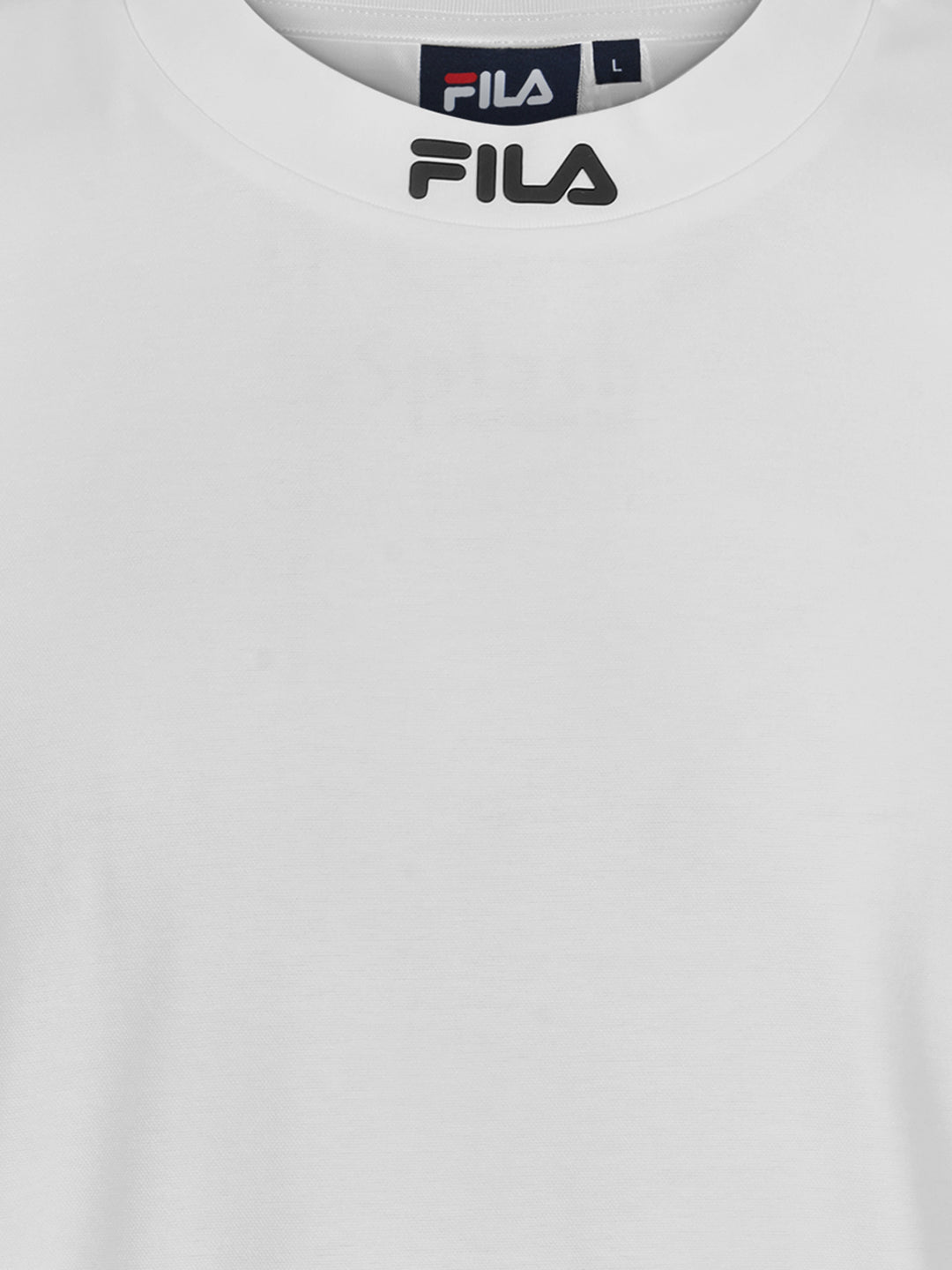 Fila Men White Gamen Knitted Tee Shirt
