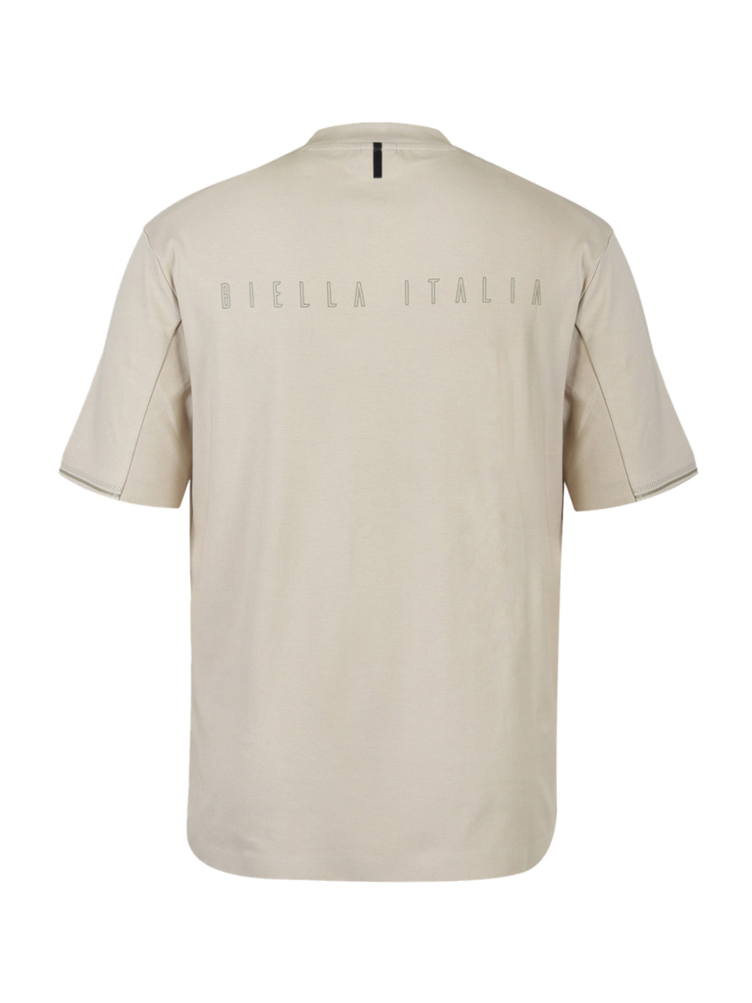 Fila Men Beige Gamen Knitted Tee Shirt