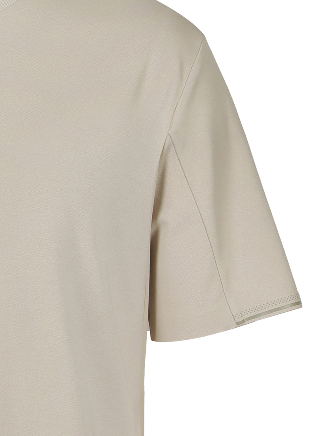 Fila Men Beige Gamen Knitted Tee Shirt