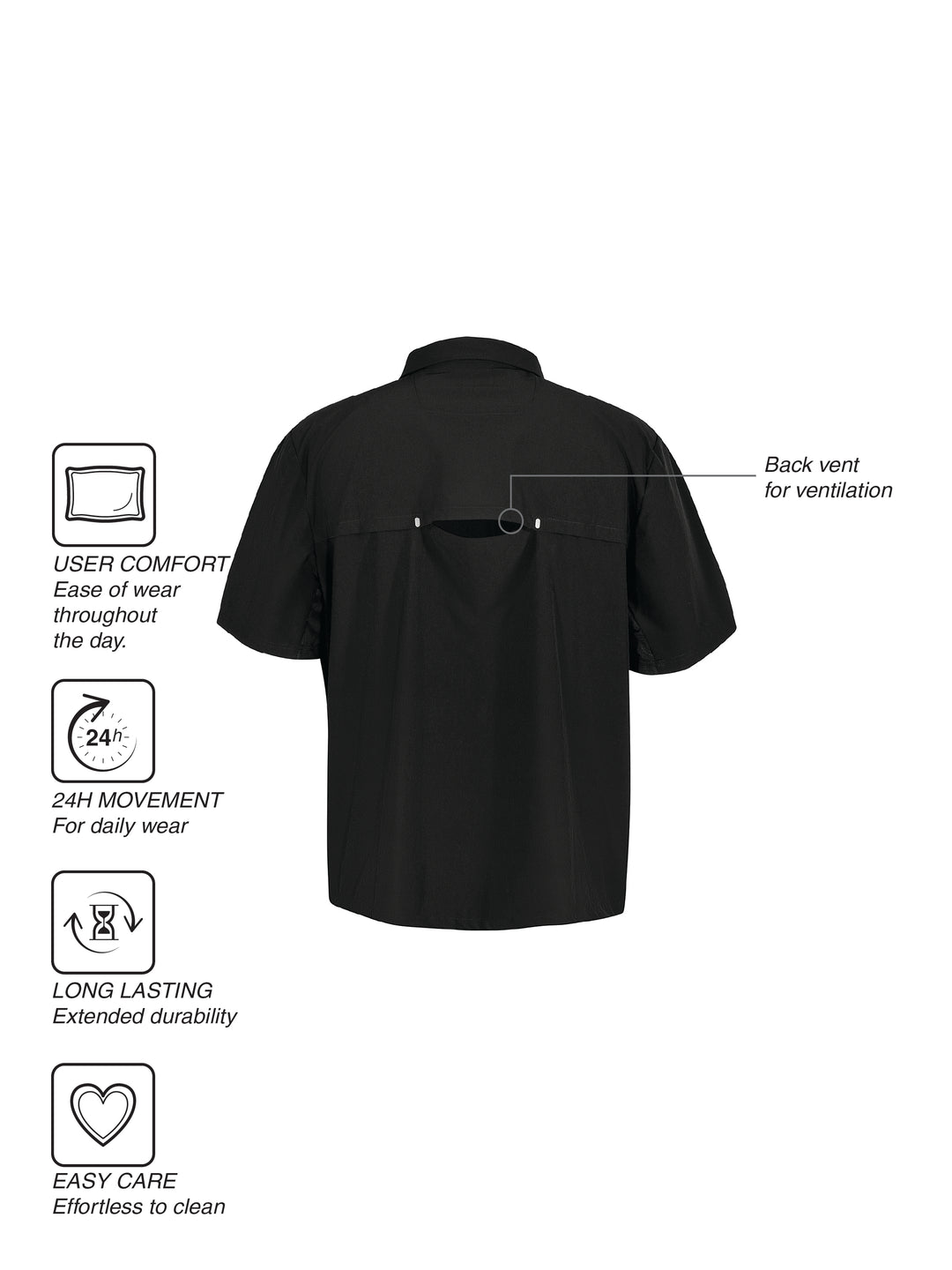 Fila Men Black Marrel Shirt