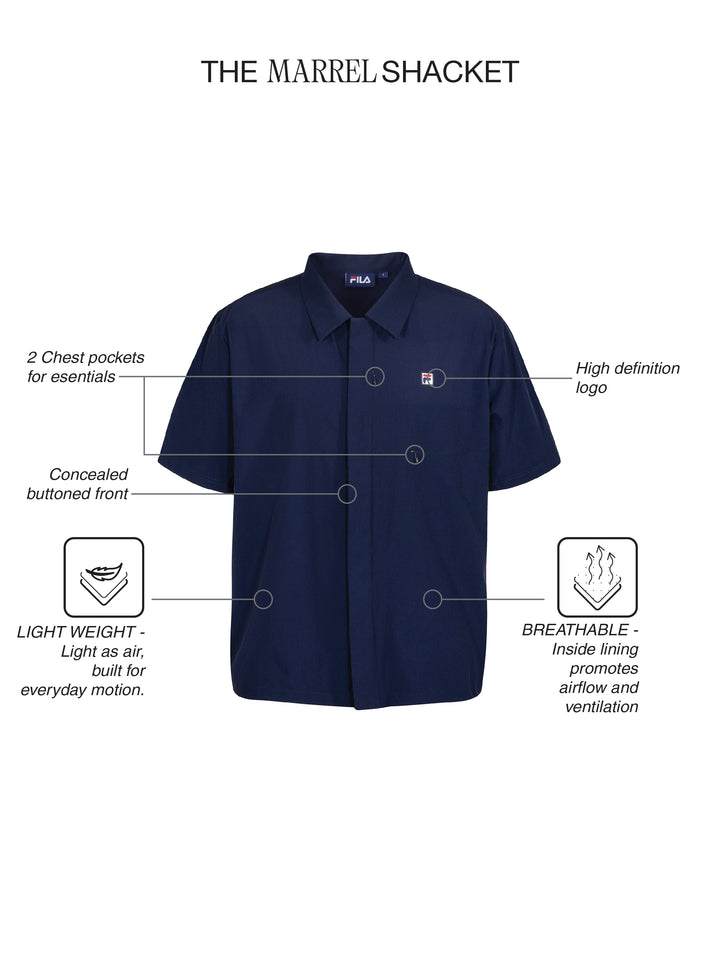 Fila Men Navy Marrel Shirt