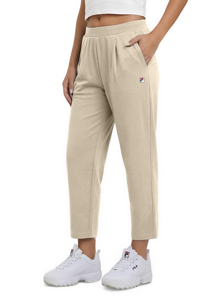 Fila Women Beige Addie Knitted Pants