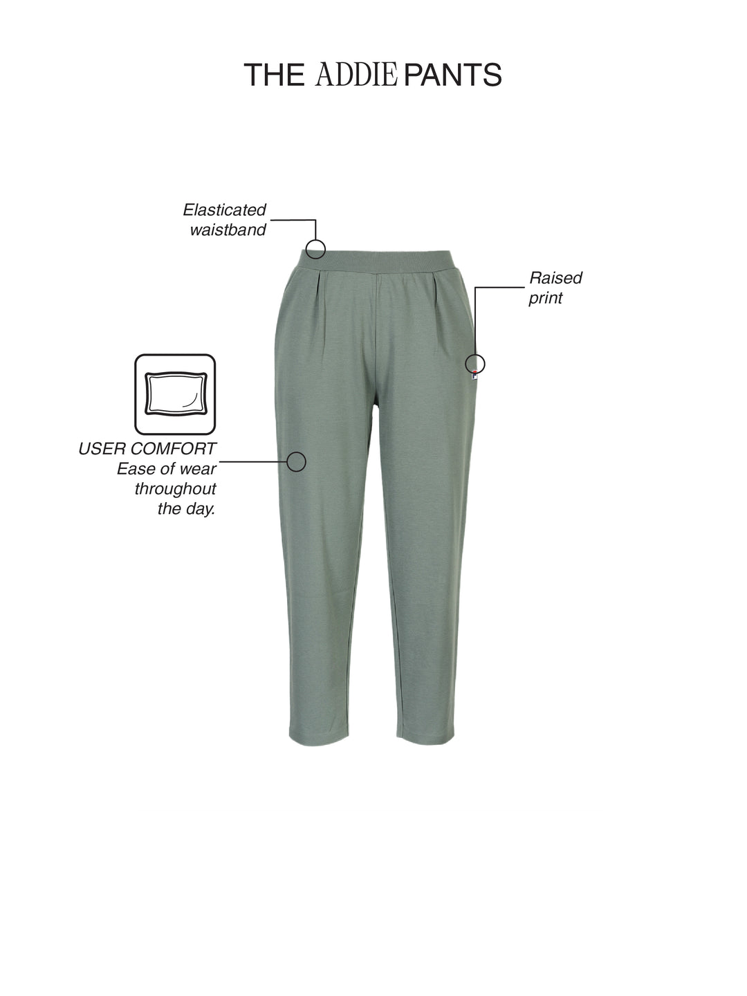 Fila Women Darkgreen Addie Knitted Pants