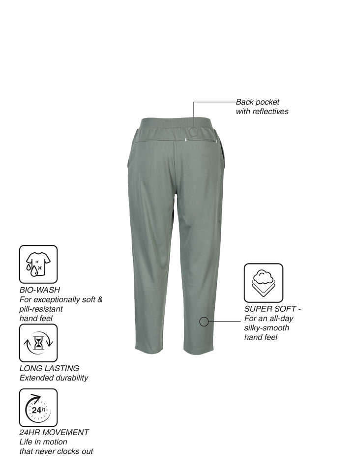 Fila Women Darkgreen Addie Knitted Pants