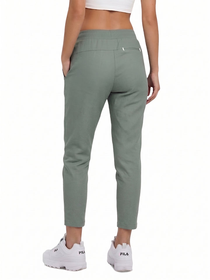 Fila Women Darkgreen Addie Knitted Pants