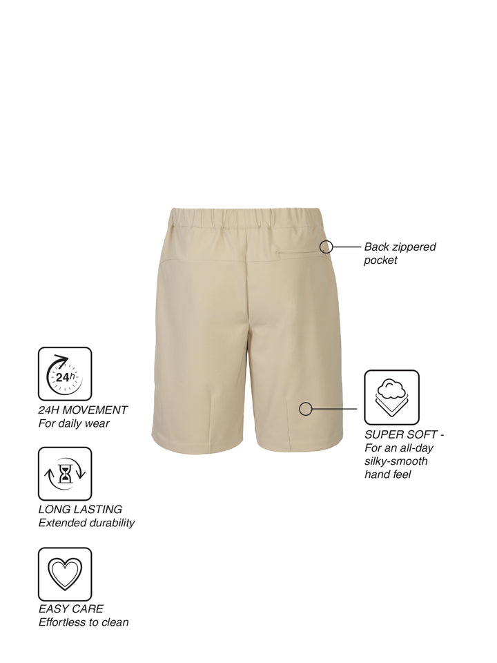 Fila Men Beige West Woven Shorts