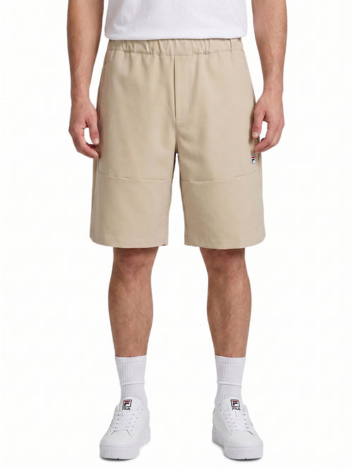 Fila Men Beige West Woven Shorts