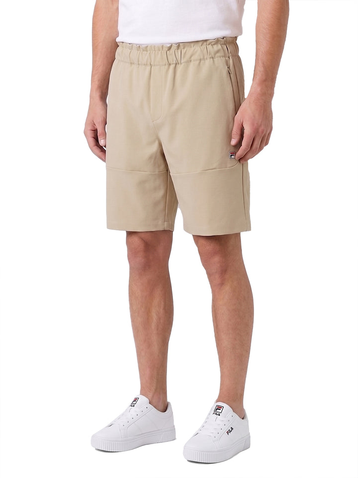 Fila Men Beige West Woven Shorts