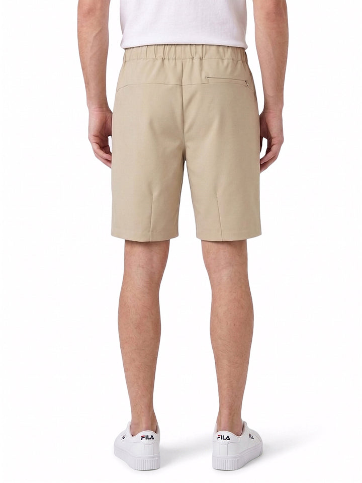 Fila Men Beige West Woven Shorts