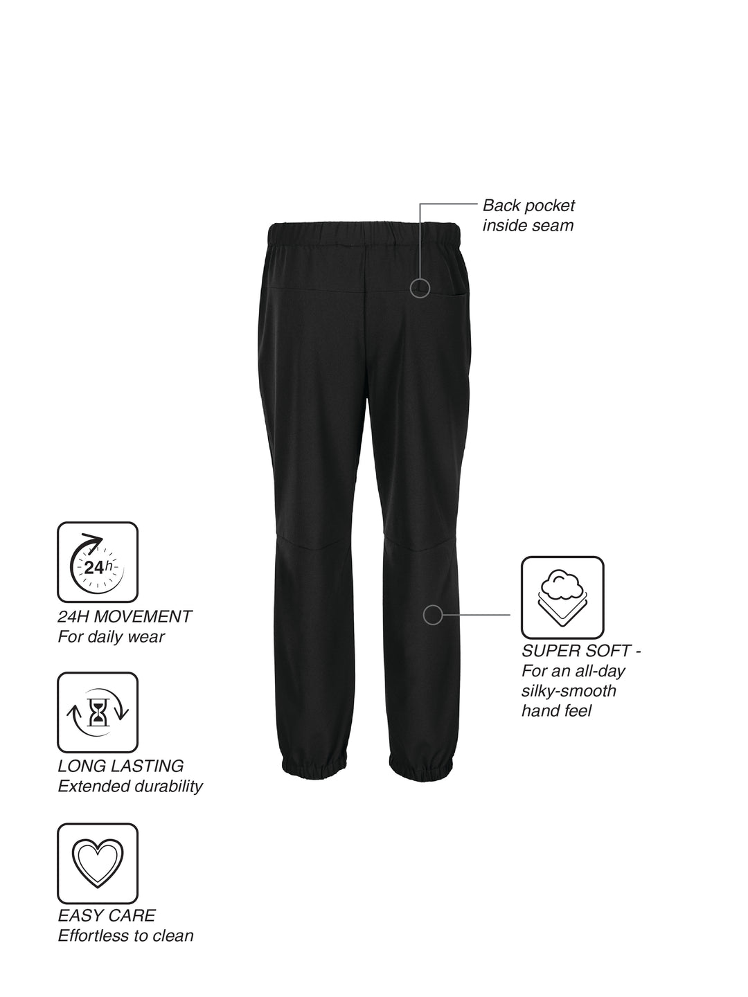 Fila Men Black Garon Woven Pants