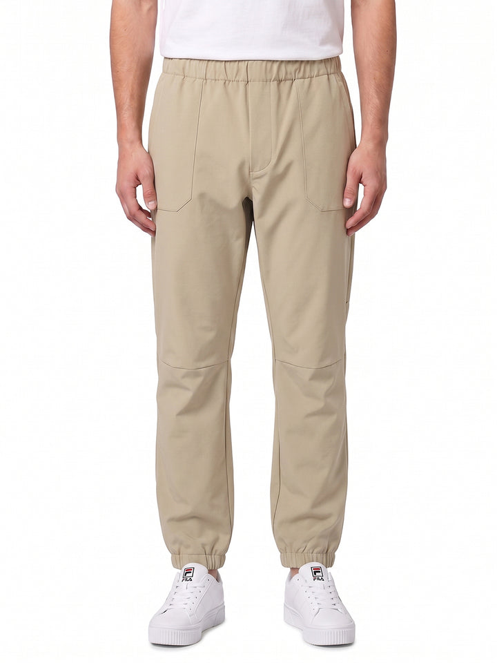 Fila Men Beige Garon Woven Pants