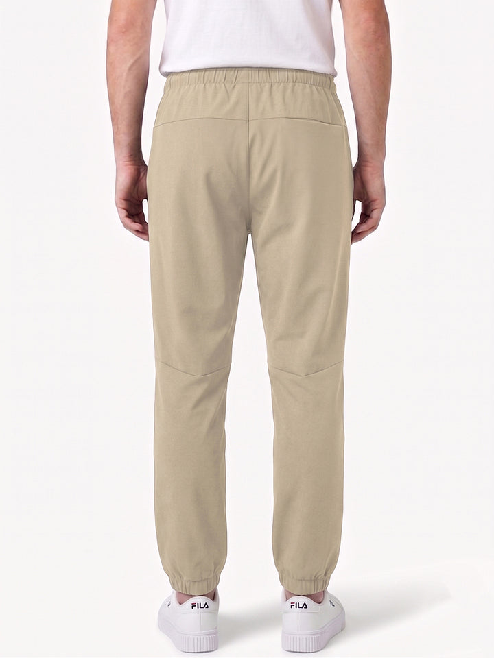 Fila Men Beige Garon Woven Pants