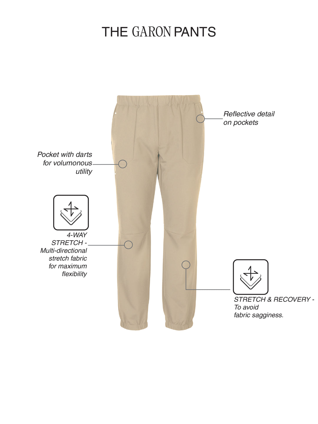 Fila Men Beige Garon Woven Pants