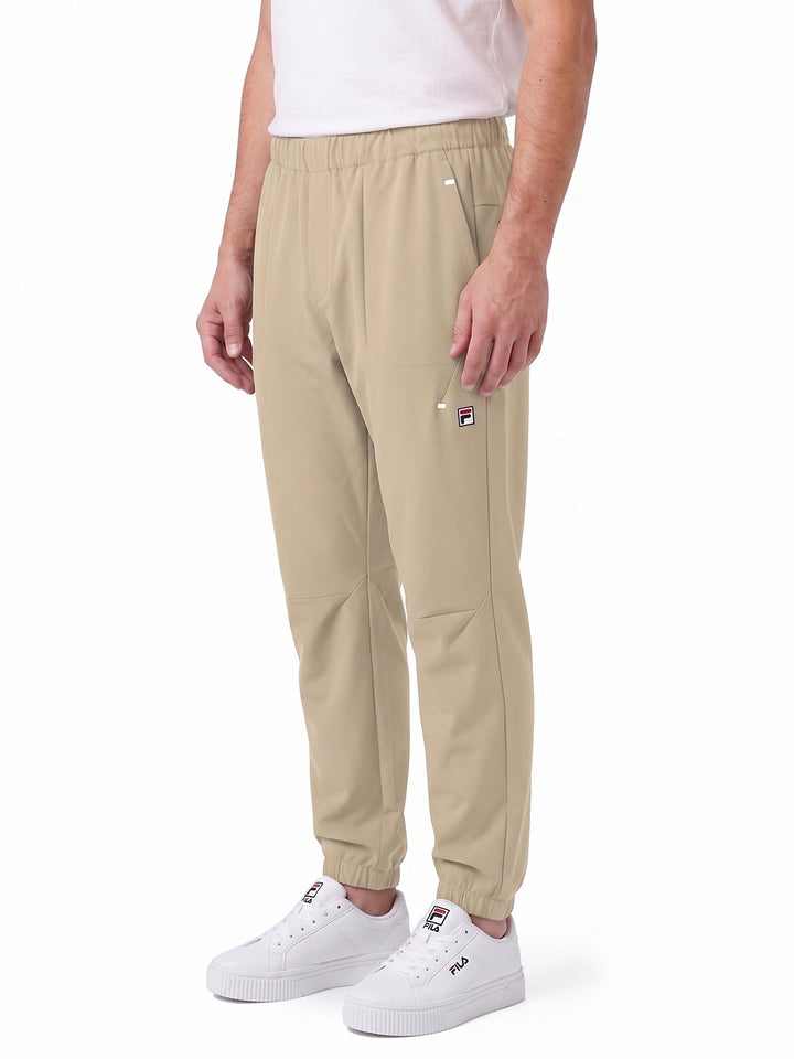 Fila Men Beige Garon Woven Pants