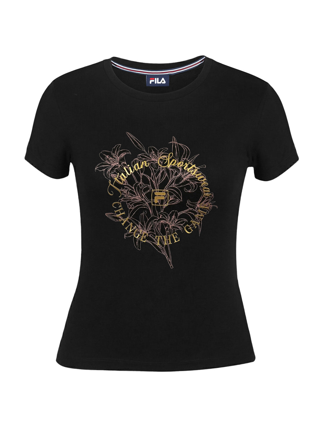 Fila Women Black Abby Knitted Tee