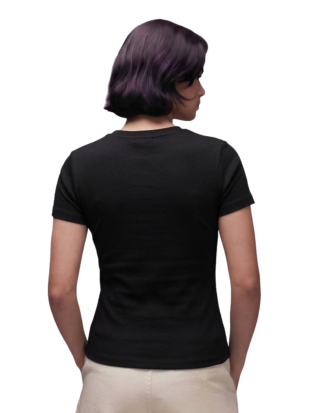 Fila Women Black Abby Knitted Tee