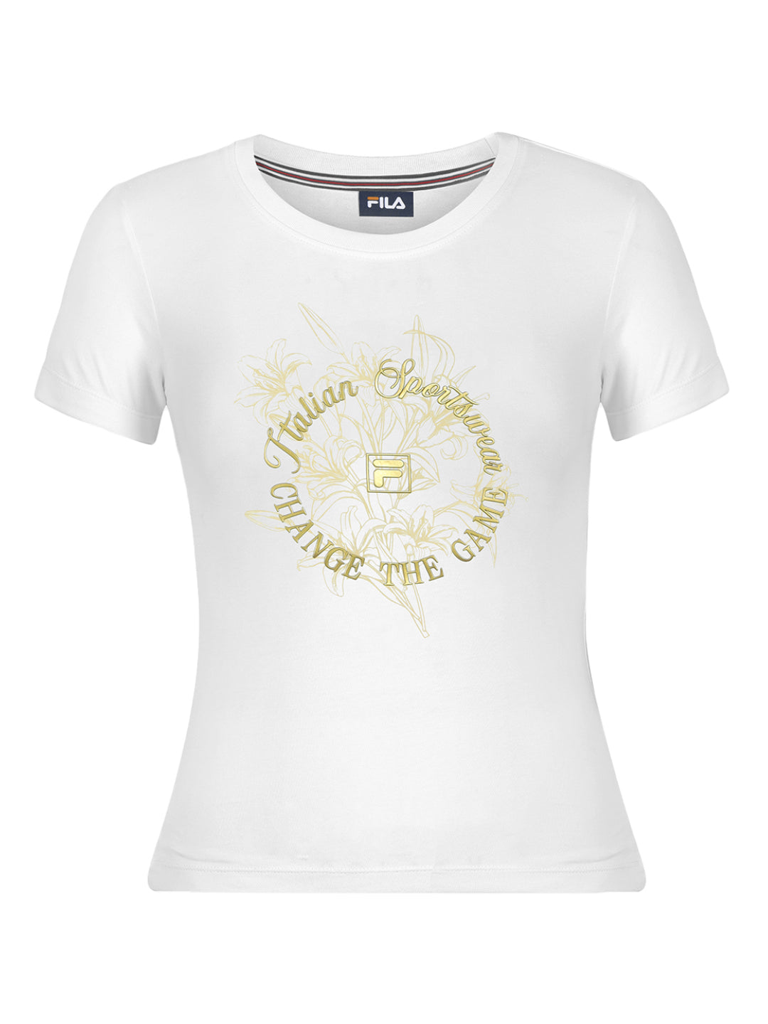 Fila Women White Abby Knitted Tee