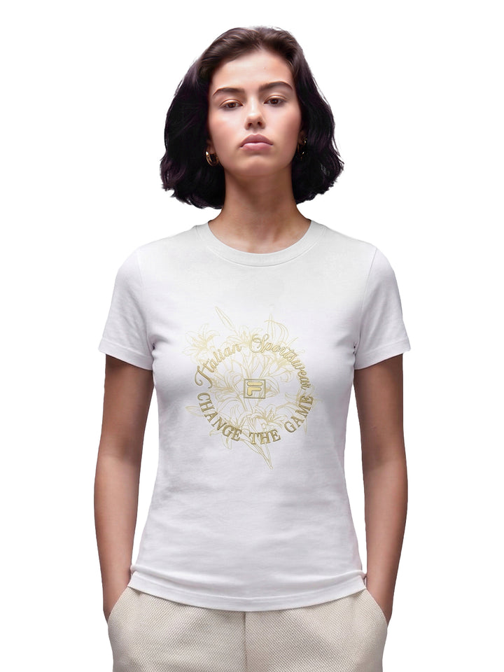 Fila Women White Abby Knitted Tee