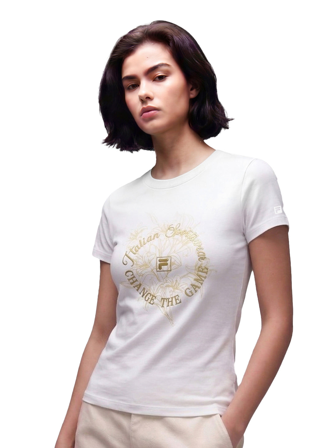 Fila Women White Abby Knitted Tee