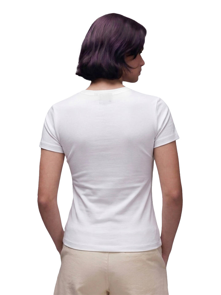 Fila Women White Abby Knitted Tee